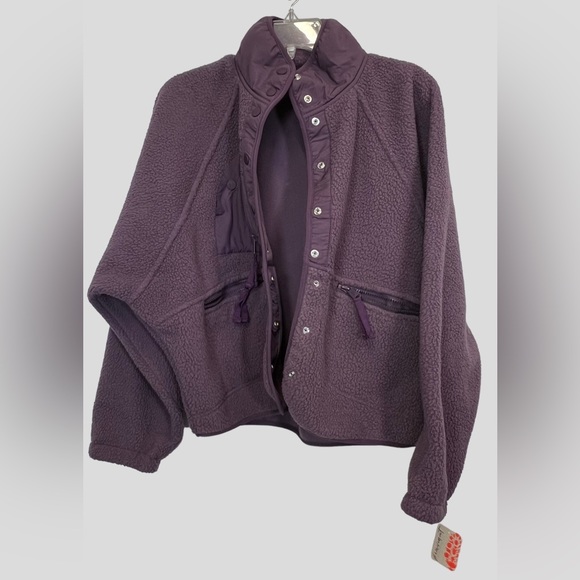 Free People Jackets & Blazers - FREE PEOPLE Movement Hit the Slopes Jacket in Purple Size S